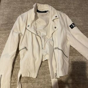 White Calvin Klein White Jacket